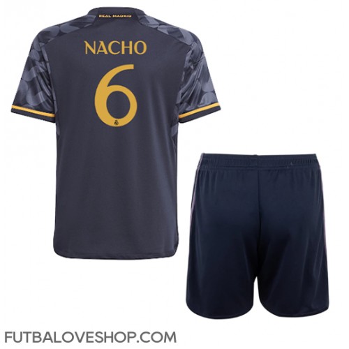Dres Real Madrid Nacho #6 Preč pre deti 2023-24 Krátky Rukáv (+ trenírky)